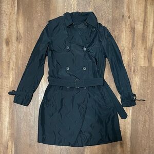 Banana Republic women’s black belted lightweight jacket coat size small